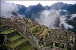 Cloud Covered Machu Picchu